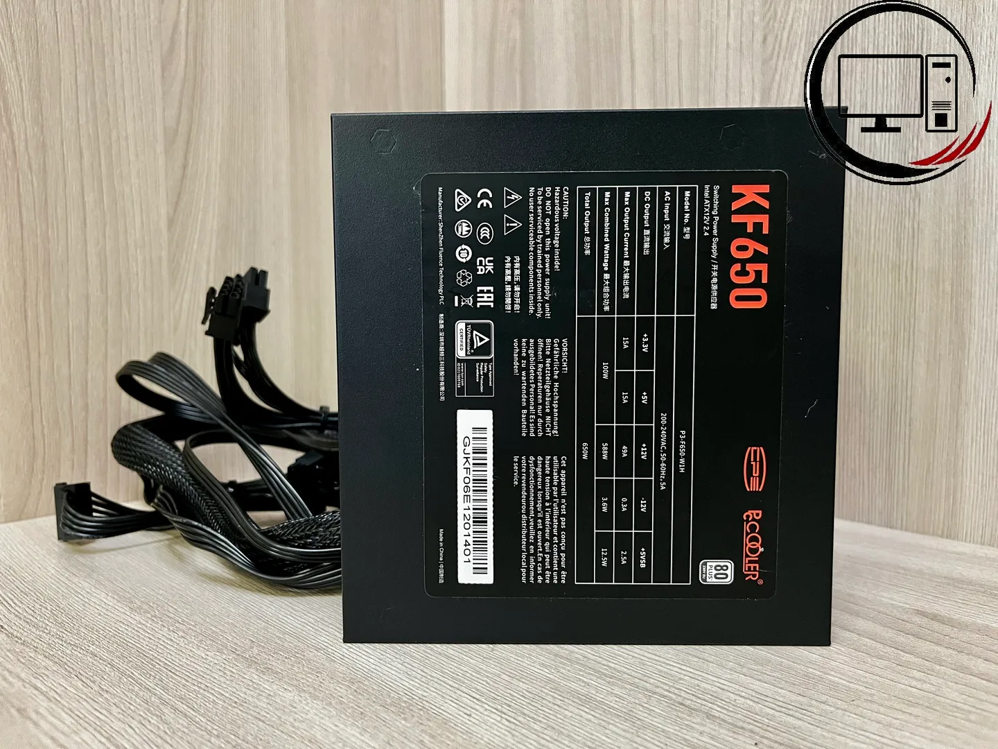 Фото: Блок питания ATX 650W PCcooler KF650